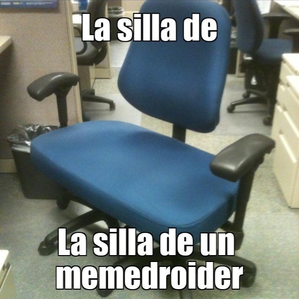 La silla de - meme