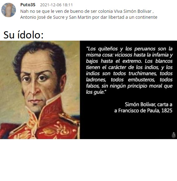 Simón Bolívar - meme