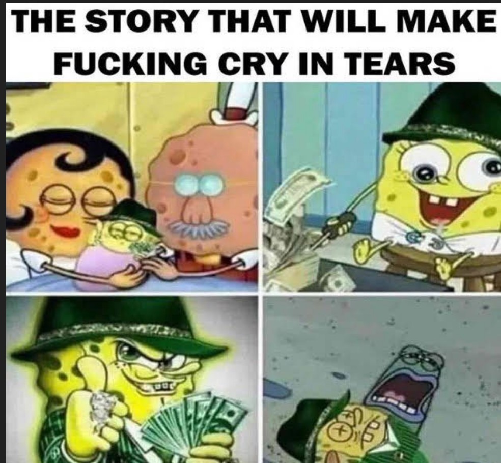 And thus ends the tale of Spongebobby - meme