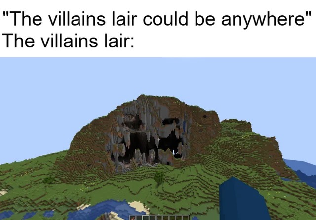 the villains lair - meme
