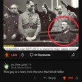 Man refuses to stand for Nazi salute