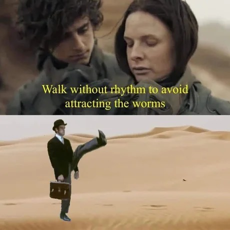 Dune 2 x Monty Python - meme