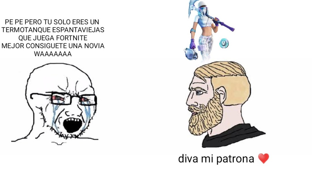 Diva de fortnite es mi diosa (aceptenlo xfa) - meme