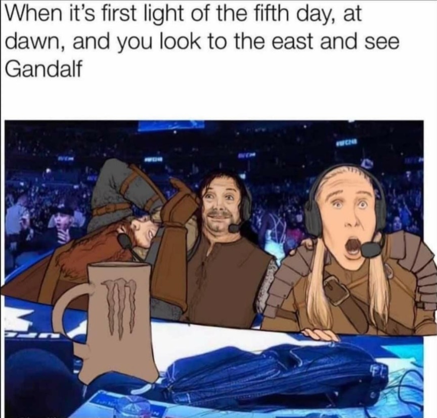 Look to the East - meme