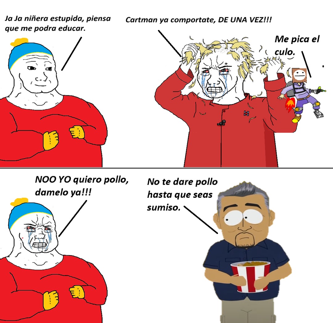 Un Kpo el  Cesar Millán, domando a Cartman. - meme