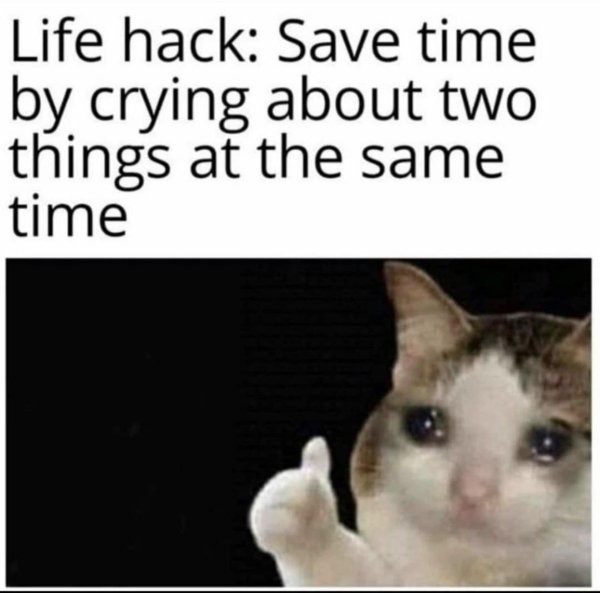Crying hack - meme