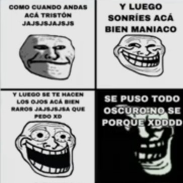 Hay que miedo yo me void xdxdxdDxdxxd - meme