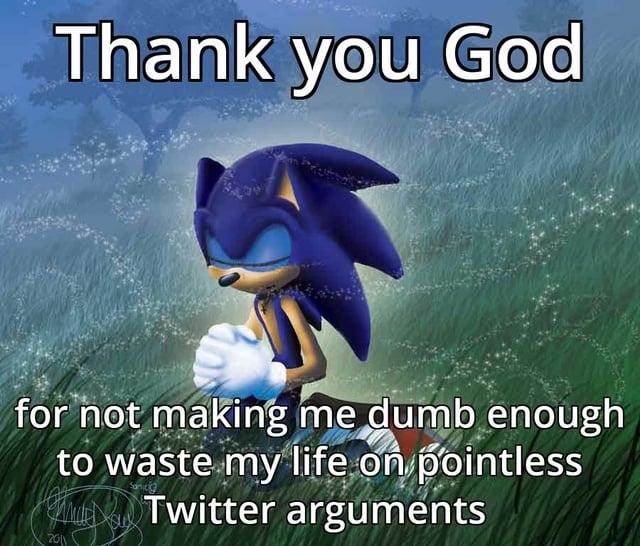 God really said: skip the Twitter arguments today - meme
