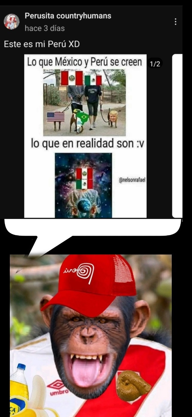 Peruana come palomas - meme