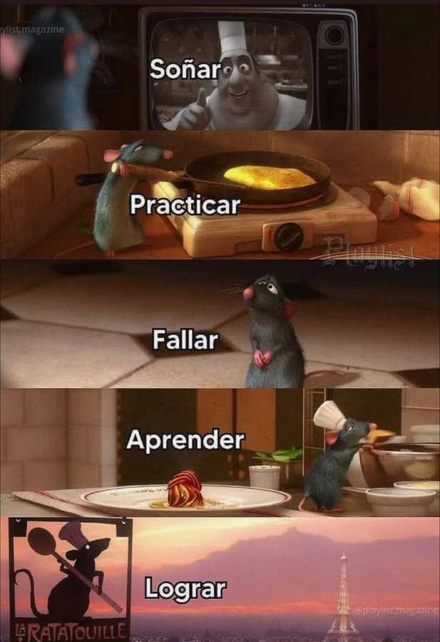 El camino del éxito - meme