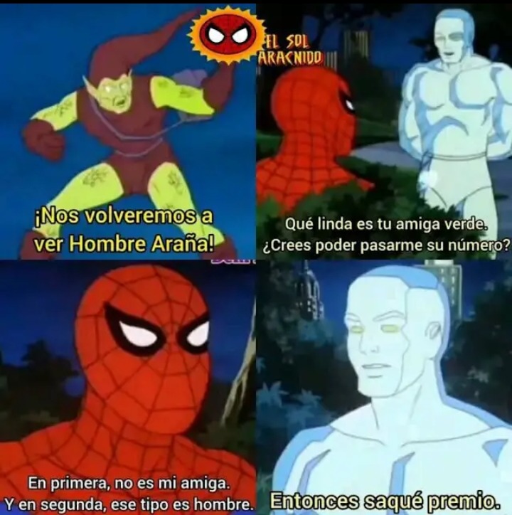 Meme sobre Spiderman