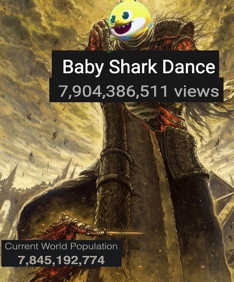 i could take baby shark in fight, not the rest tho - meme