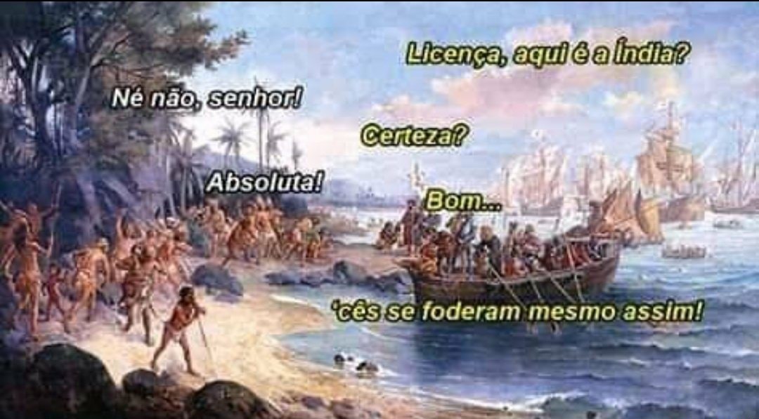 Descobrimento do Brasil  - meme