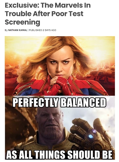 Thanos was right - meme