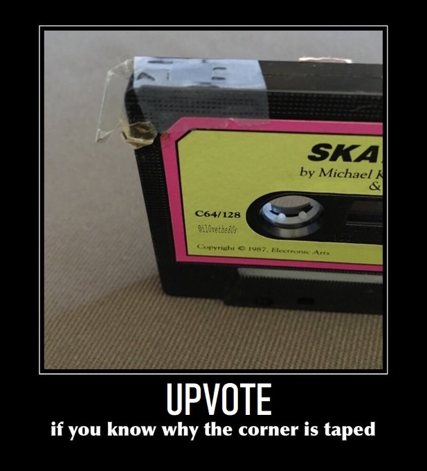 Prerecorded cassette tapes - meme