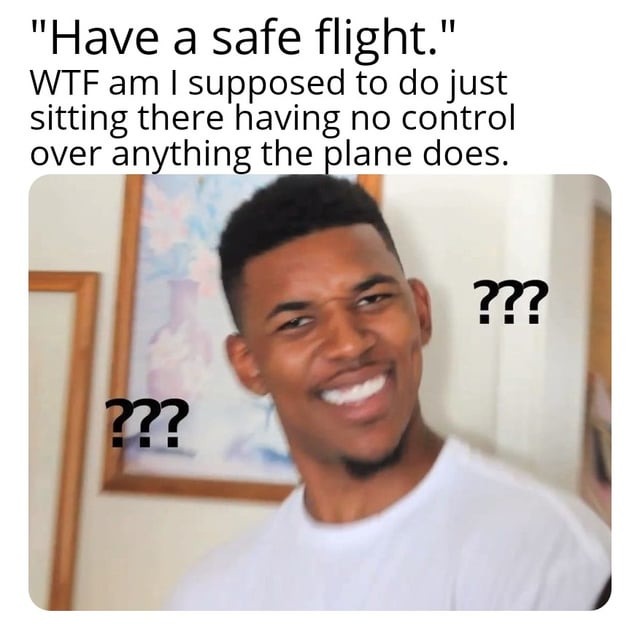 Safe flight - meme