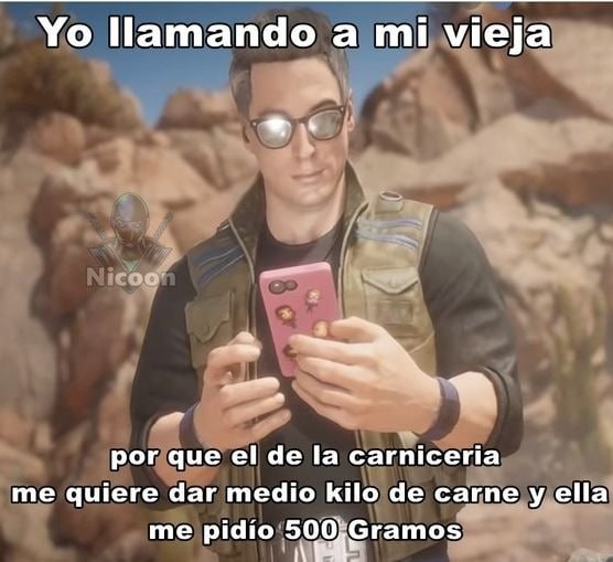 Llamando a la vieja - meme