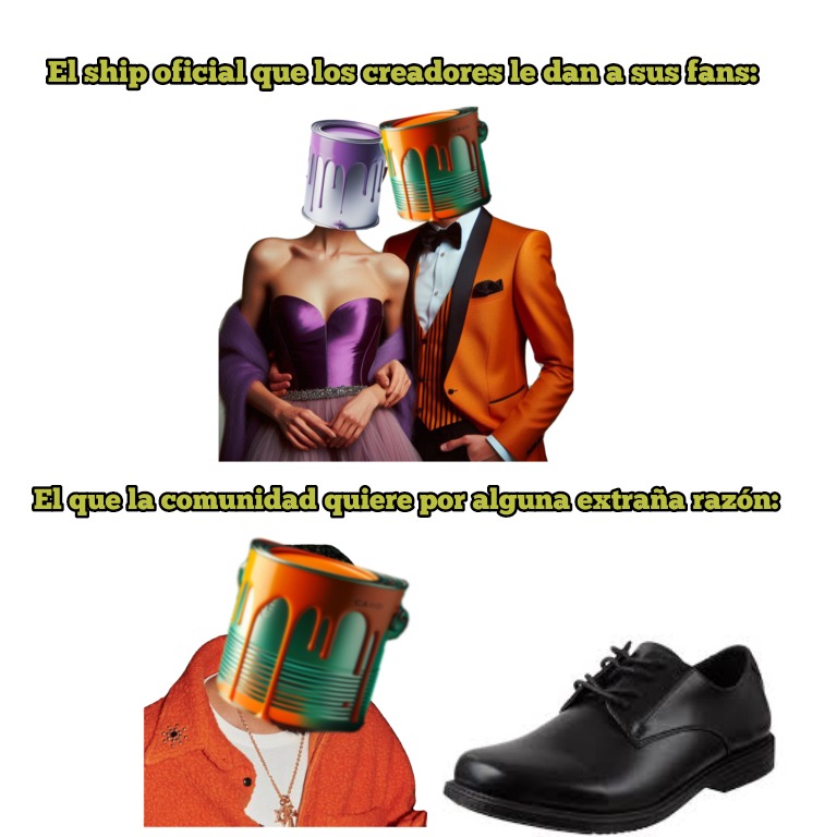 Paso por ejemplo con el ships todo raro de miguel O'hara y un lego de spiderman (use mi personaje de fdp como ejemplo) - meme