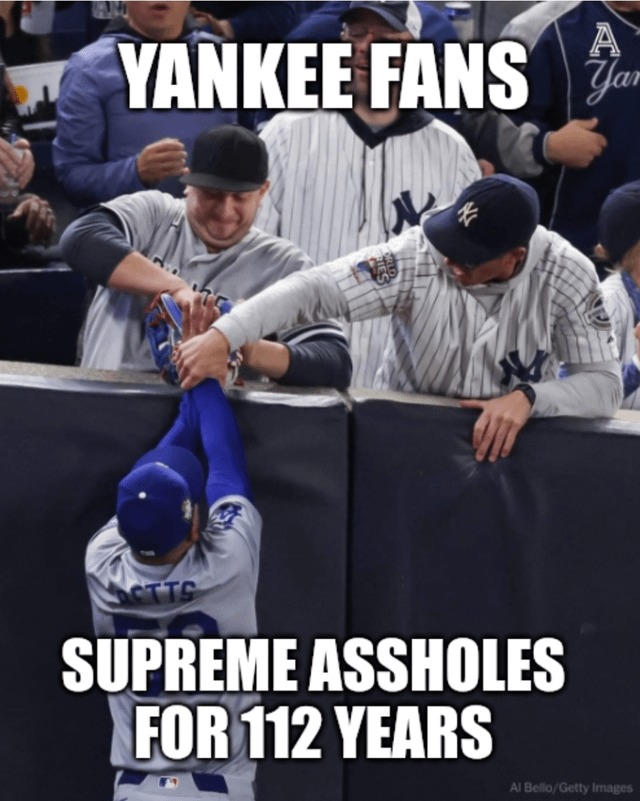 Yankees fans meme