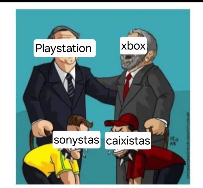 Bem assim que são os fanboys de videogame - meme
