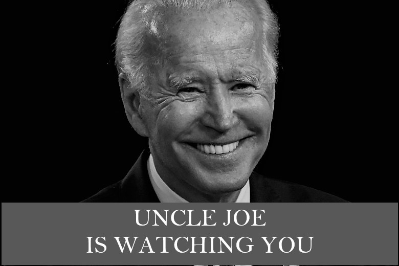 Uncle Joe is watching you - meme