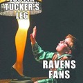 Justin Tucker's leg