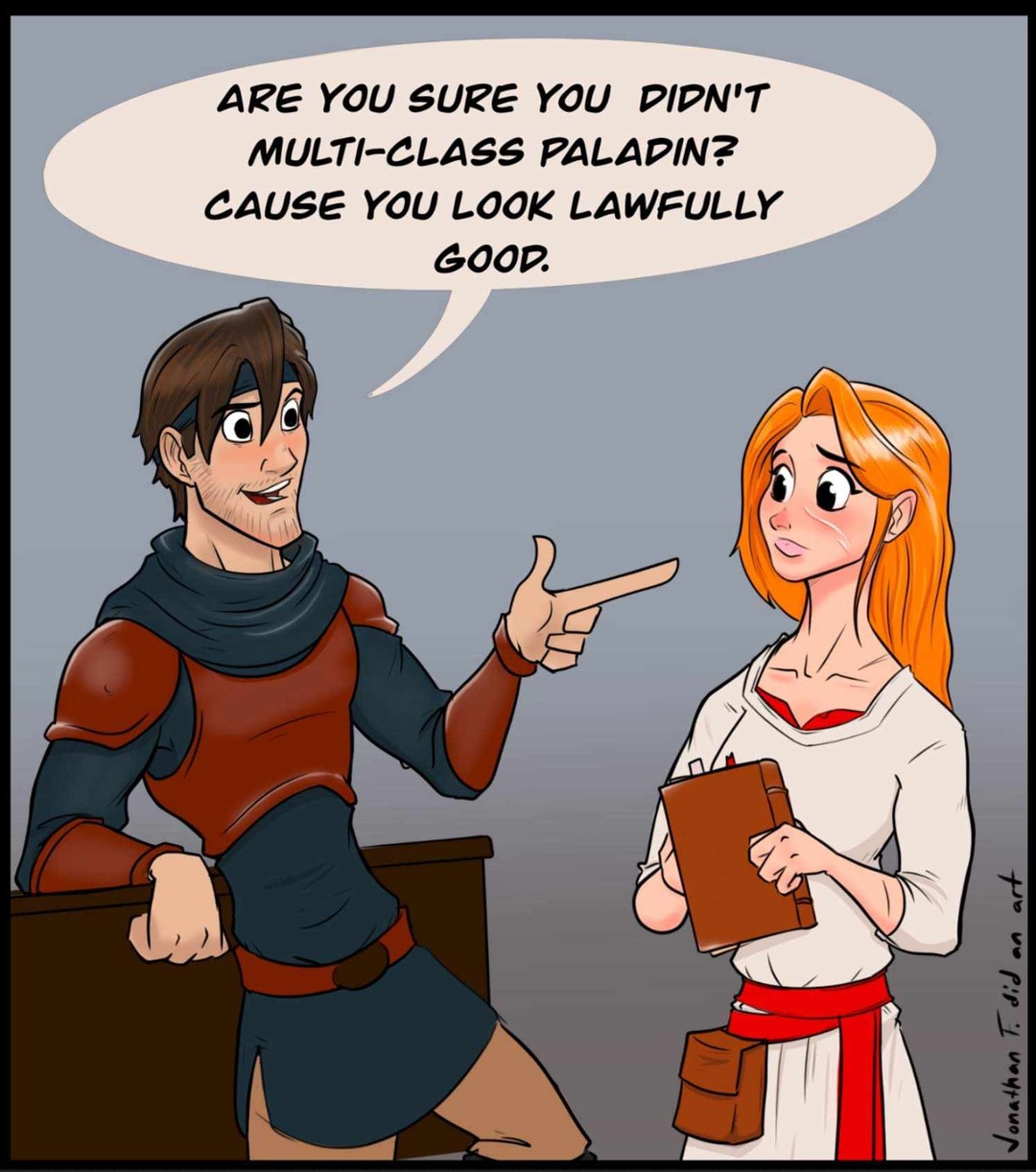 Roll a charisma check - meme