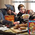 You' ve run out of breakfast Haytham, and I make my own