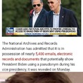 4500 Biden emails