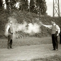 Bulletproof vest testing in 1924