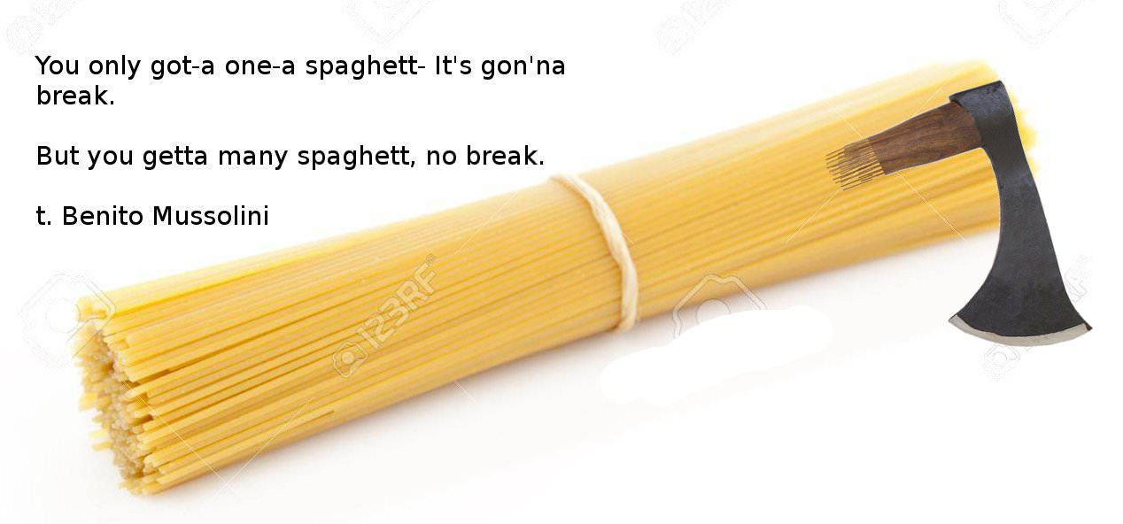 dongs in a spaghetti - meme