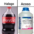 Ácido clorhídrico -----> Coca Cola