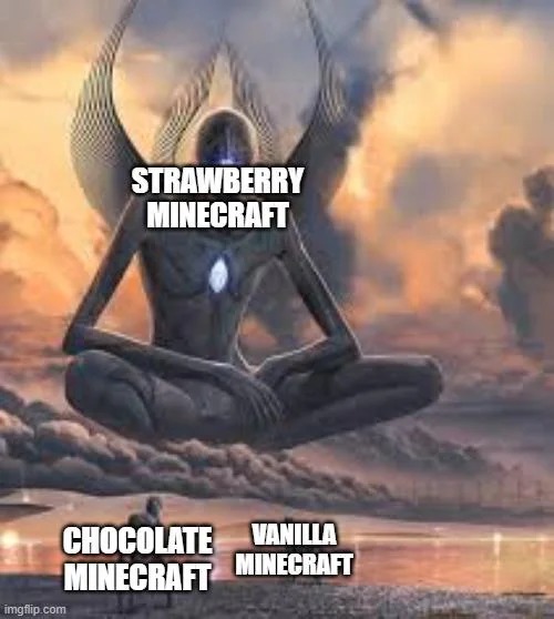 Strawberry Minecraft - meme
