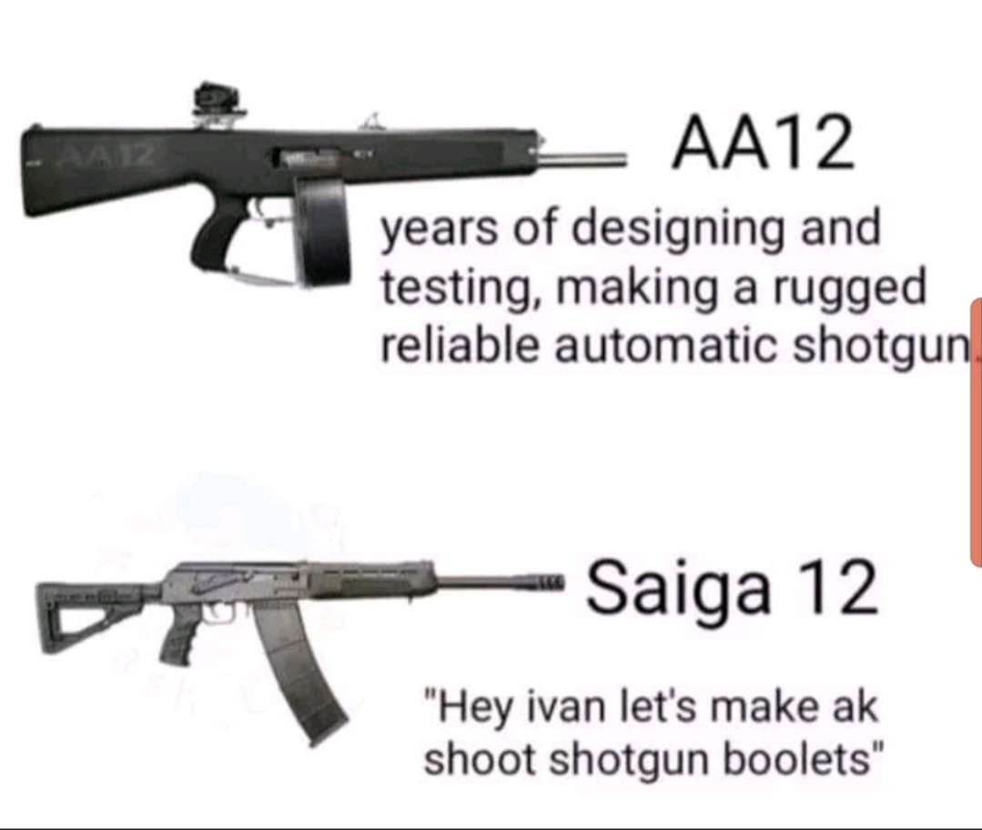 I like both, and also the sausage gun - meme