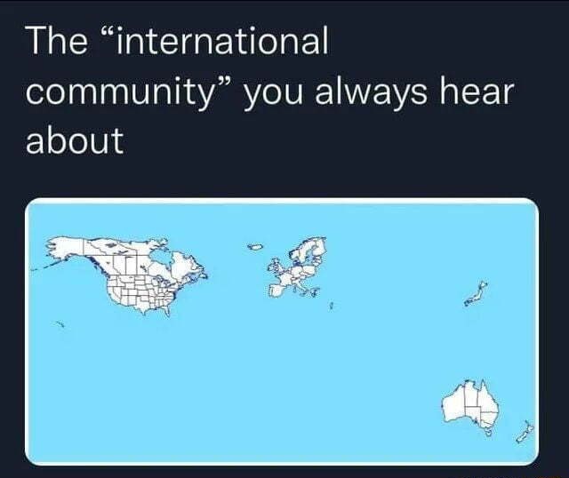The international community - meme
