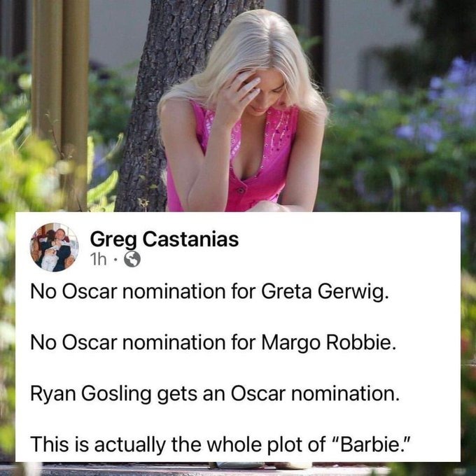barbie movie nominations to the Oscars 2024