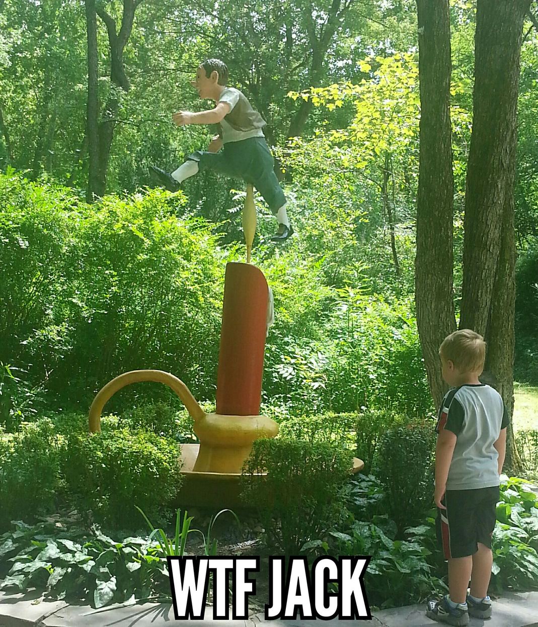 Jack jump over the uhhh.. - meme
