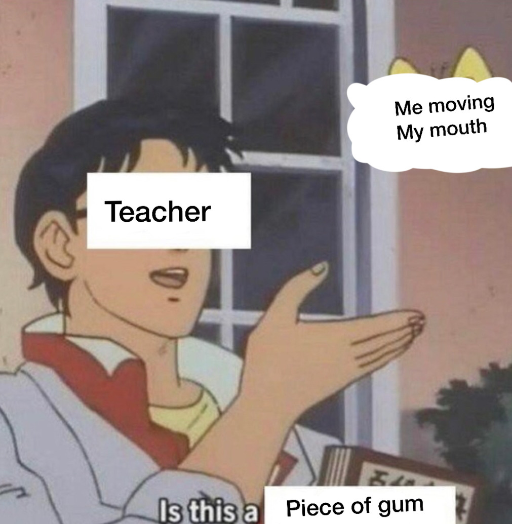U stupid teacher - meme