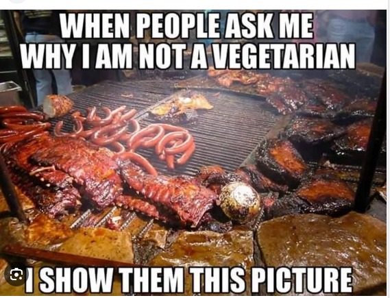 This picture is the only reason I need to not be a vegetarian XD - meme