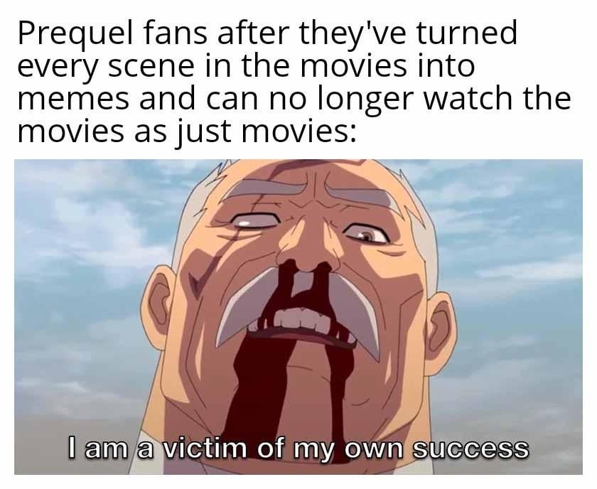 Prequel fans turned every scene into a meme and now can't watch them normally
