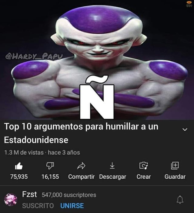 Ñ - meme
