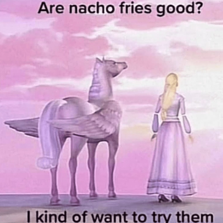 Nacho cursed meme