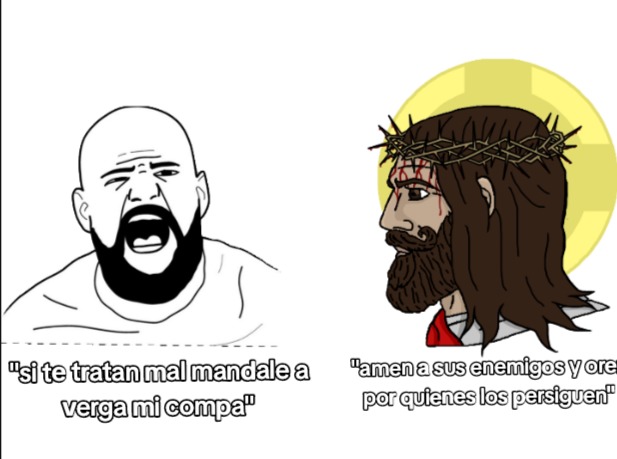 Jesús es mejor que el temach - meme