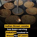 In a viral video clip on social media it is discovered that a street vendor has been cooking paratas in diesel for almost 35 years