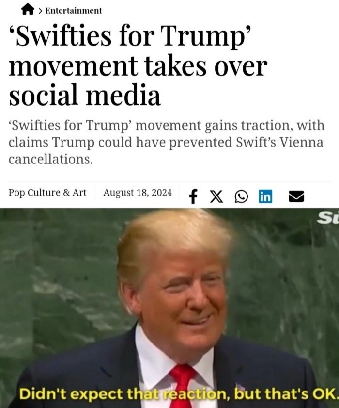 More and more are supporting him - meme