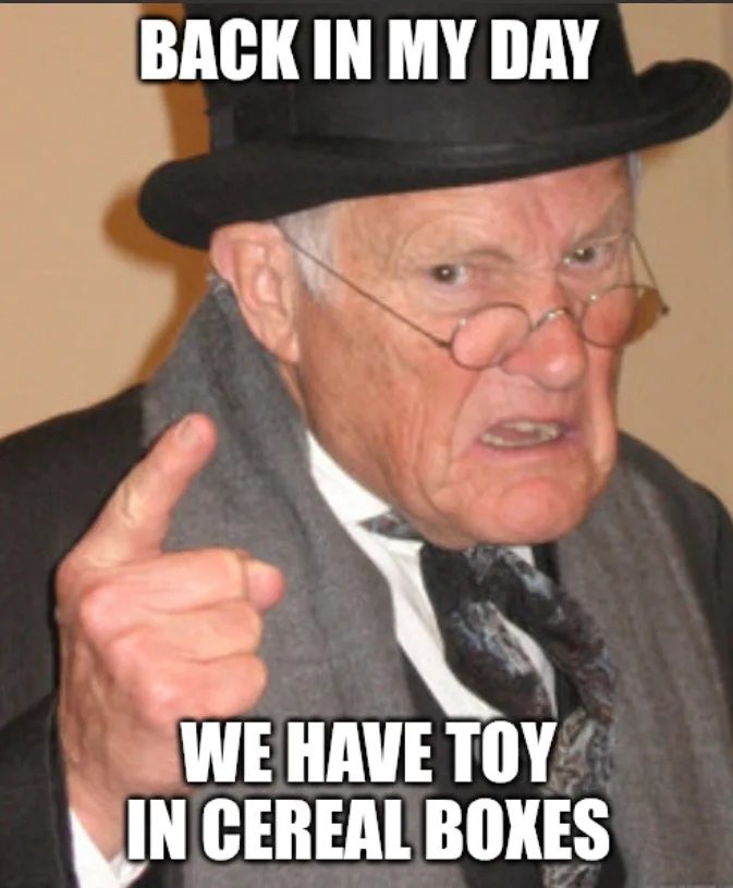 And we were glad to have 'em - meme