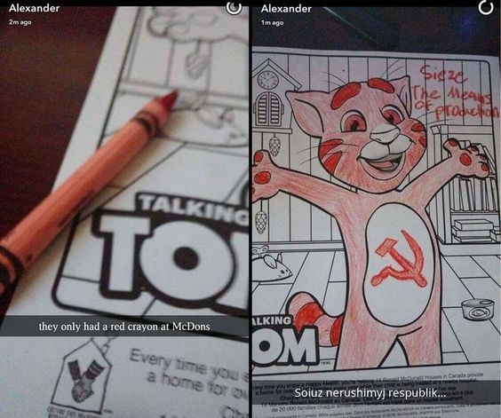 communist cat - meme