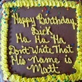 Happy Birthday cake for Dick