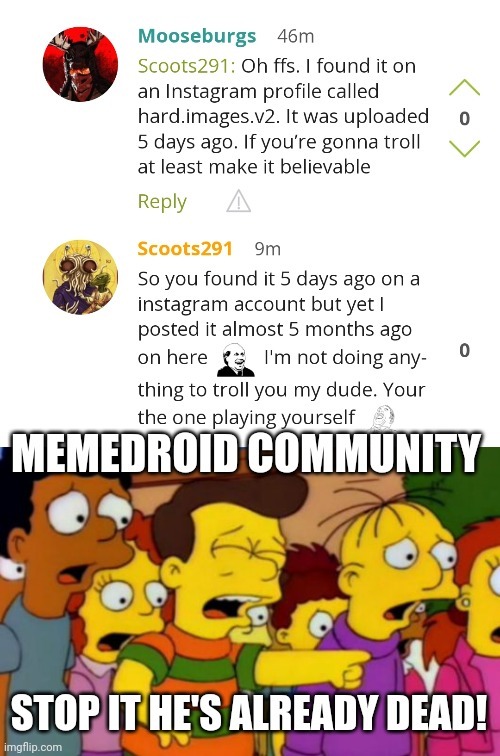 He admitted he steals memes and his source