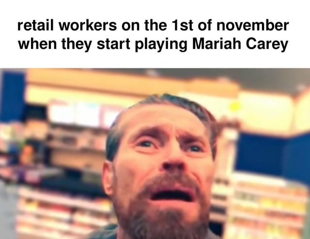 Mariah Carey during november - meme